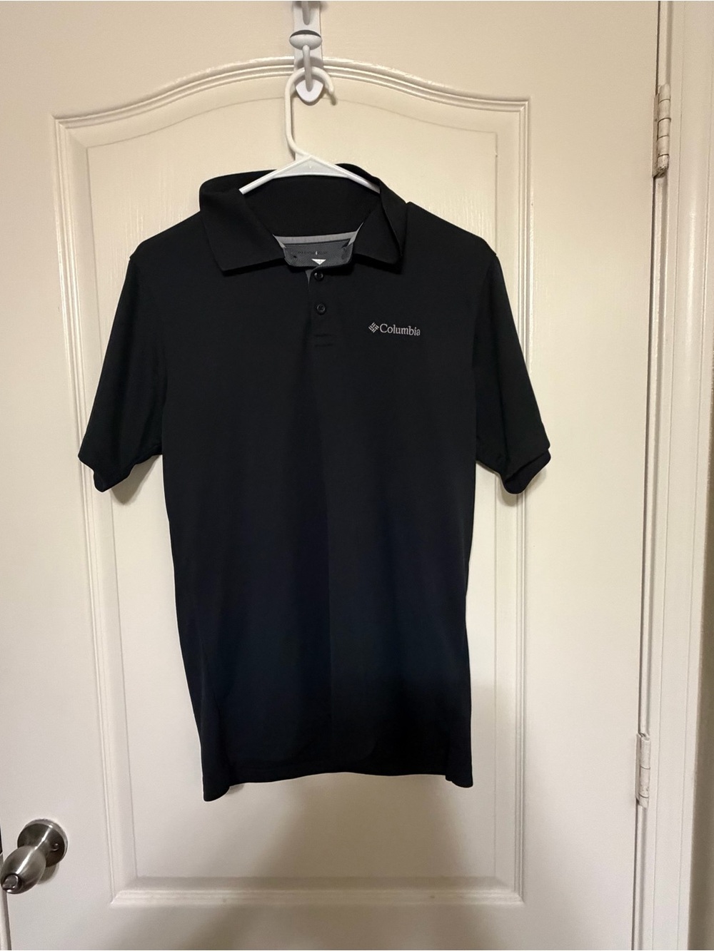 Columbia Black Short Sleeve Polo Shirt